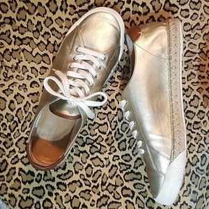 G.H.Bass Gold Sneakers-EUC